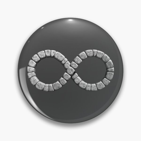 Item preview, Infinity infinity symbol made of small stones designed and sold by lathspell.
