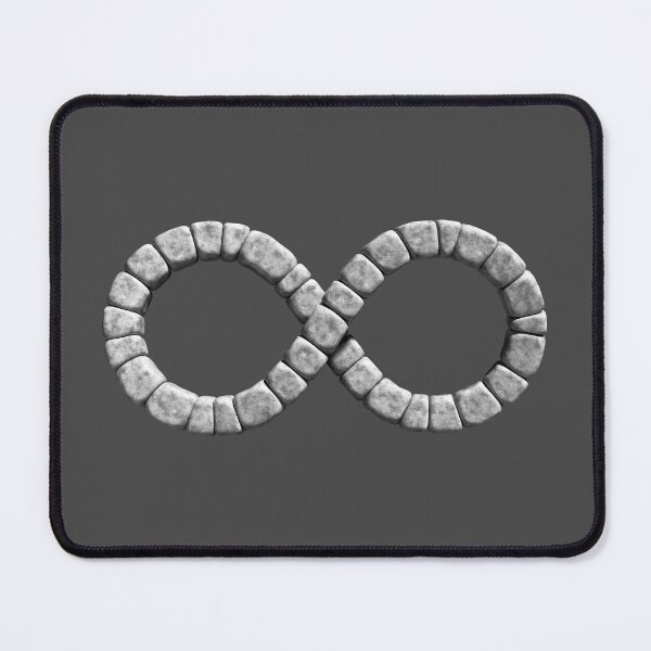 Item preview, Infinity infinity symbol made of small stones designed and sold by lathspell.