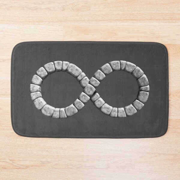 Item preview, Infinity infinity symbol made of small stones designed and sold by lathspell.
