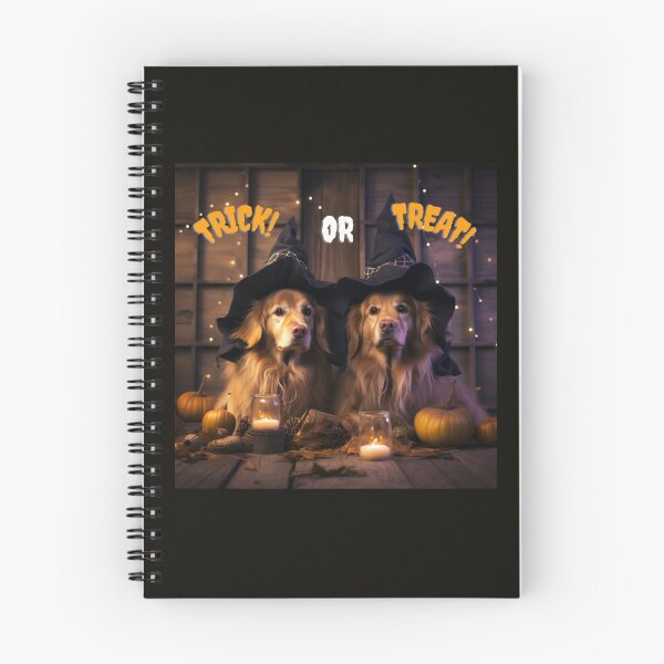 Item preview, Golden Retriever Trick or Treat  designed and sold by KhunWeena.