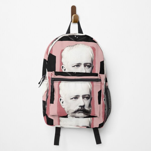 Item preview, Russian Composer Pyotr Ilyich Tchaikovsky - maroon - illustration  designed and sold by Litstoy.
