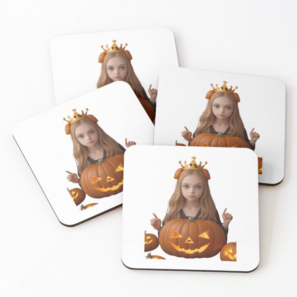 Item preview, Clipart of a cute girl with Halloween pumpkin  designed and sold by Vegasstickers.