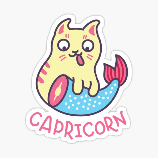 Funny Capricorn Horoscope Tshirt - Astrology and Zodiac Gift Ideas! Sticker