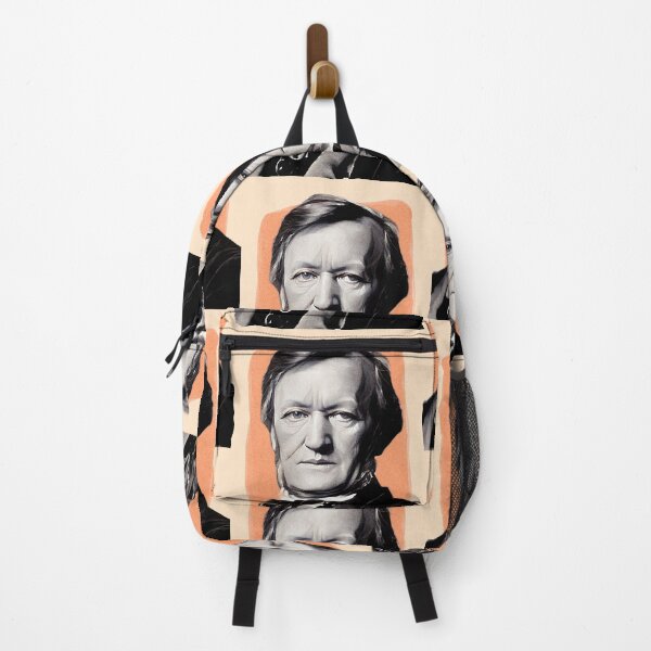 Item preview, German Composer Richard Wagner - orange - illustration  designed and sold by Litstoy.