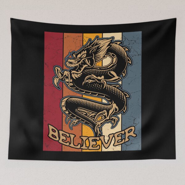 Item preview, Retro Dragon Shirt Vintage Imagine Chinese Dragon designed and sold by SpikesGenesis.