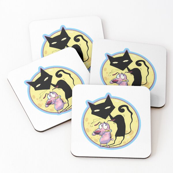 Item preview, Courage The Cowardly Dog's Katz Shadow designed and sold by BoutiqueJungl.