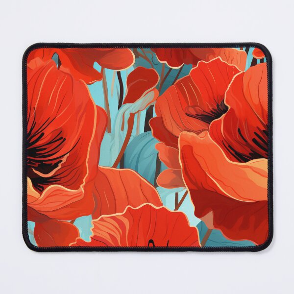 Item preview, Vibrant Poppies Medley designed and sold by TheFrenchVegan.