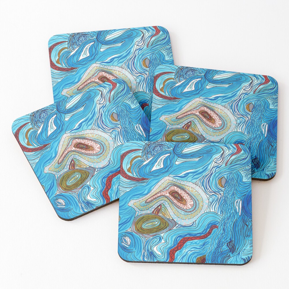 Item preview, Coasters (Set of 4) designed and sold by ReneArtworks.