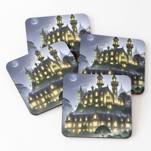 Item preview, Gothic Mansion at Dusk designed and sold by ThreadsByCampion.