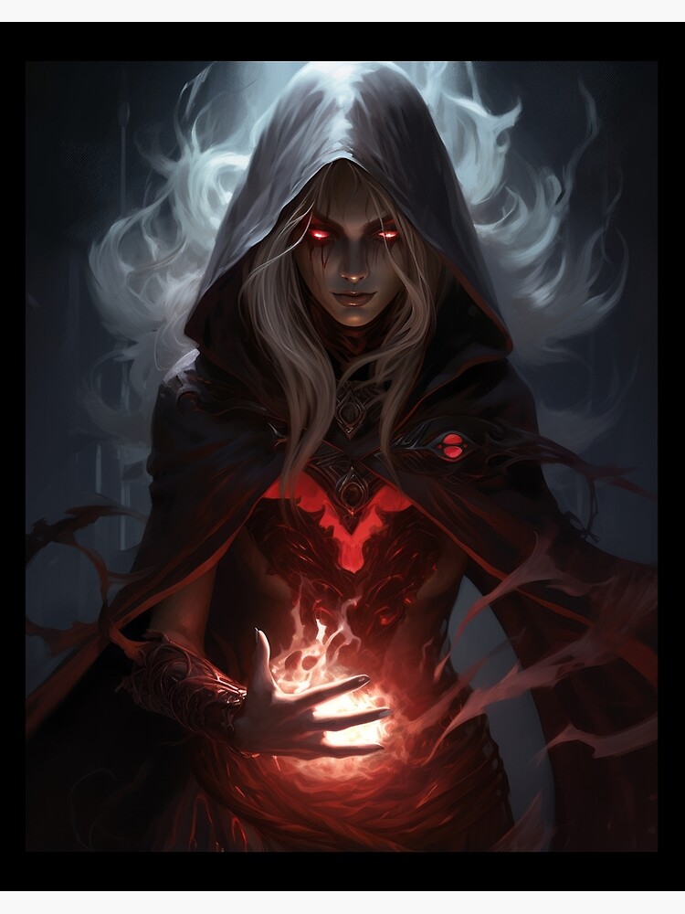"Sorceress" Art Board Print for Sale by Bouzuki | Redbubble