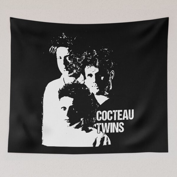 Item preview, Cocteau Twins music band art black and white designed and sold by BobbyExcuseMe.