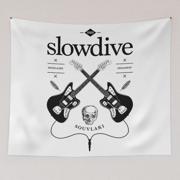 Item preview, Slowdive Guitar Vintage Logo designed and sold by AliaPuckett90.