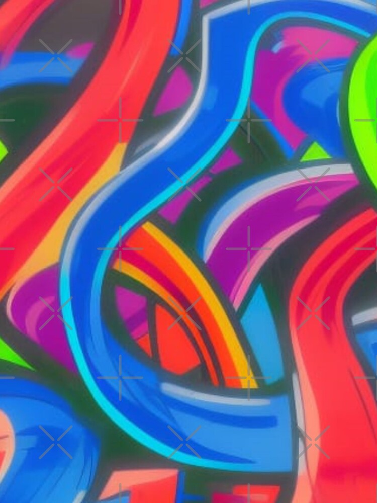 Thumbnail 4 of 4, iPhone Case, Abstract Colorful Ribbon Pattern designed and sold by calibrit.