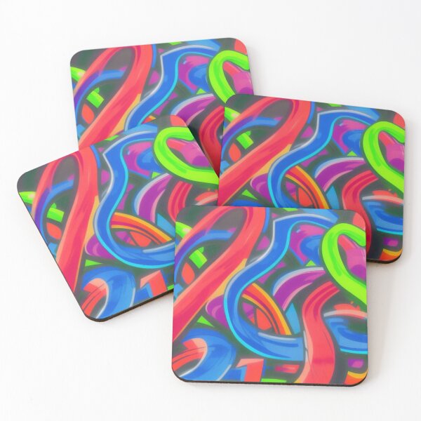 Item preview, Abstract Colorful Ribbon Pattern designed and sold by calibrit.
