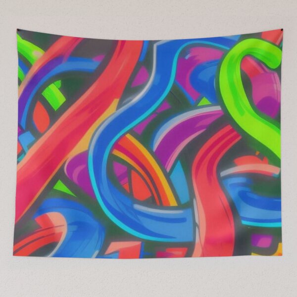 Item preview, Abstract Colorful Ribbon Pattern designed and sold by calibrit.
