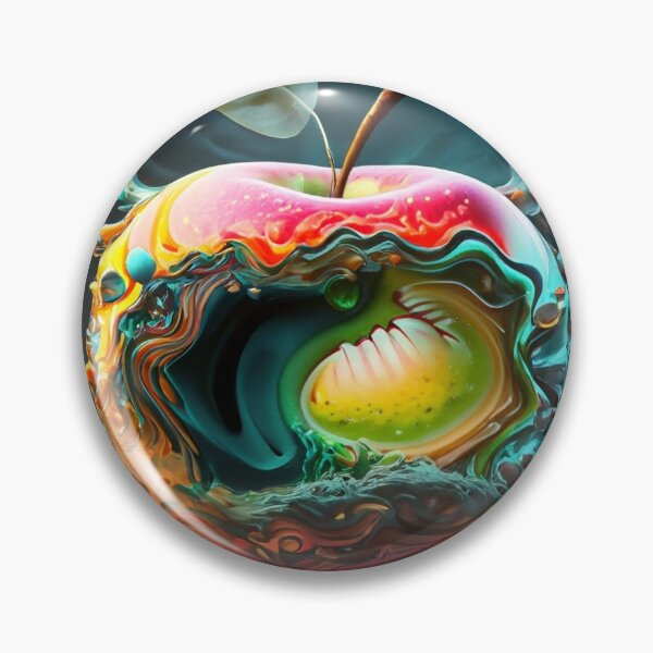 Item preview, Exploring the Trippy Apple: A Psychedelic Journey designed and sold by moodboardzz.