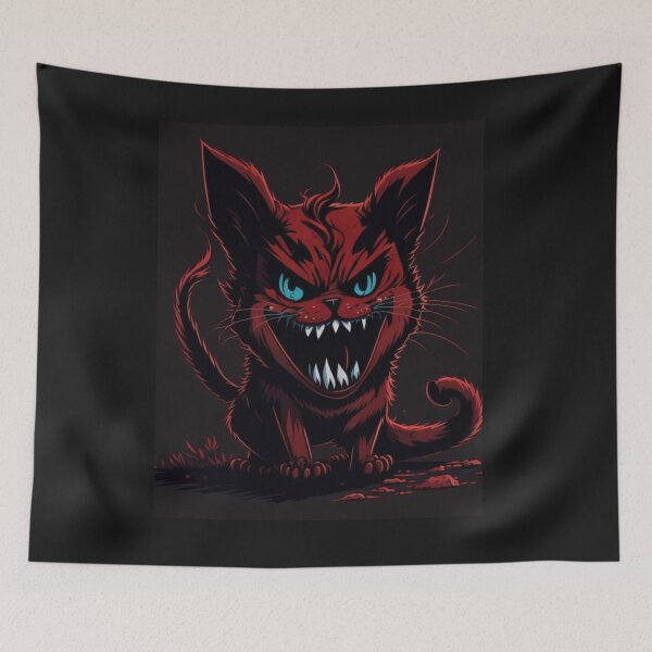 Item preview, Angry Hissing Red Cat designed and sold by Kate Juergens.