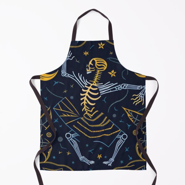 Item preview, Crescent Moons and Dancing Bones: Halloween Flag designed and sold by FemmeFlair.
