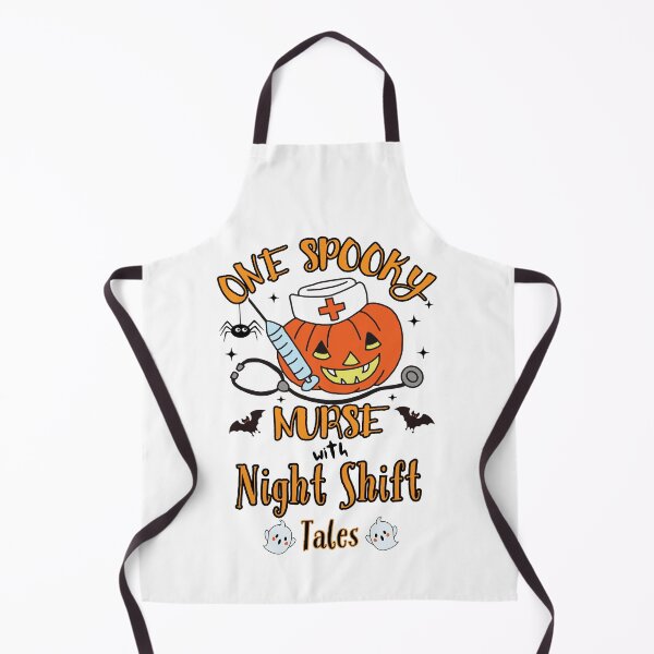 Item preview, Funny Halloween Nurse with Night Shift Tales designed and sold by MELOYADINA.