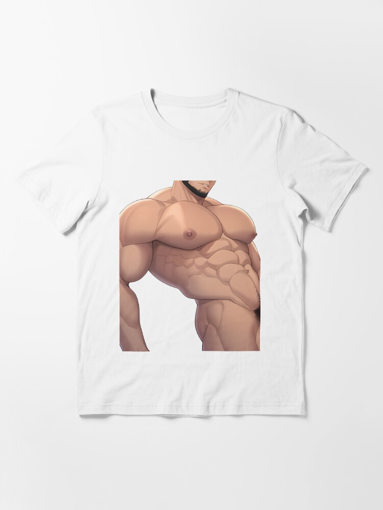 Muscular Anime Boy Poster for Sale by baraclub