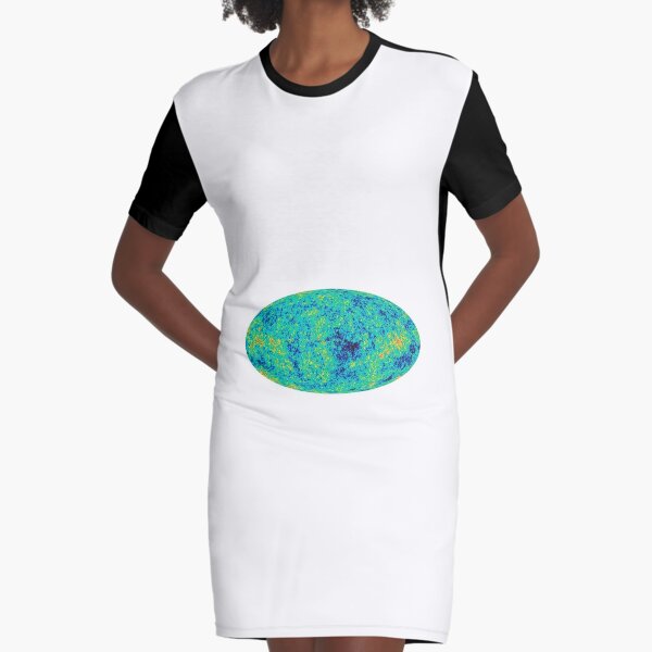 Cosmic microwave background. First detailed "baby picture" of the universe Graphic T-Shirt Dress