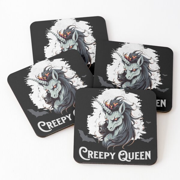Item preview, Unicorn Halloween, Creepy Queen designed and sold by Ujourney.
