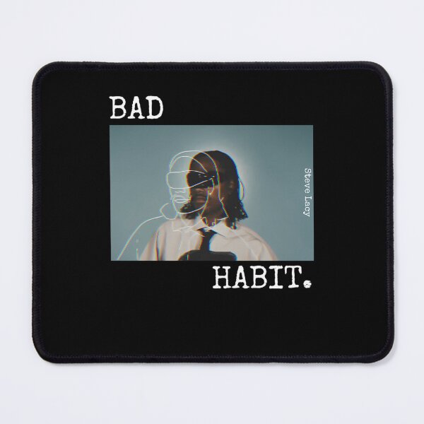 Item preview, Steve Lacy Bad Habit Typography Graphic designed and sold by MckinleyShopAr.