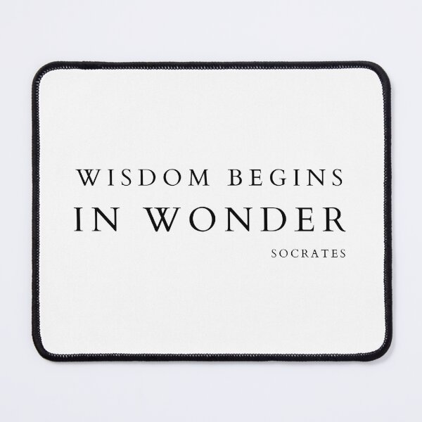 Item preview, Wisdom begins in wonder designed and sold by Arcano22.