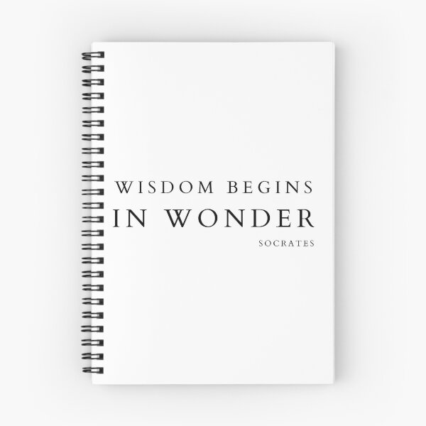 Item preview, Wisdom begins in wonder designed and sold by Arcano22.