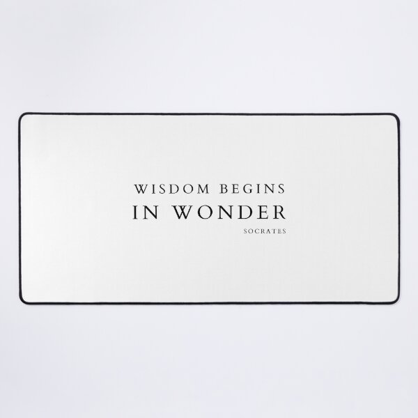 Item preview, Wisdom begins in wonder designed and sold by Arcano22.