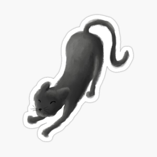 Item preview, Stretching kitty designed and sold by SharonTheFirst.