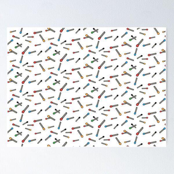 Item preview, Got A Matches? — The splash of Wooden Matches Sticks designed and sold by OzzyMac.