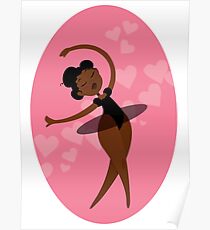 Schwarze Ballerina Poster