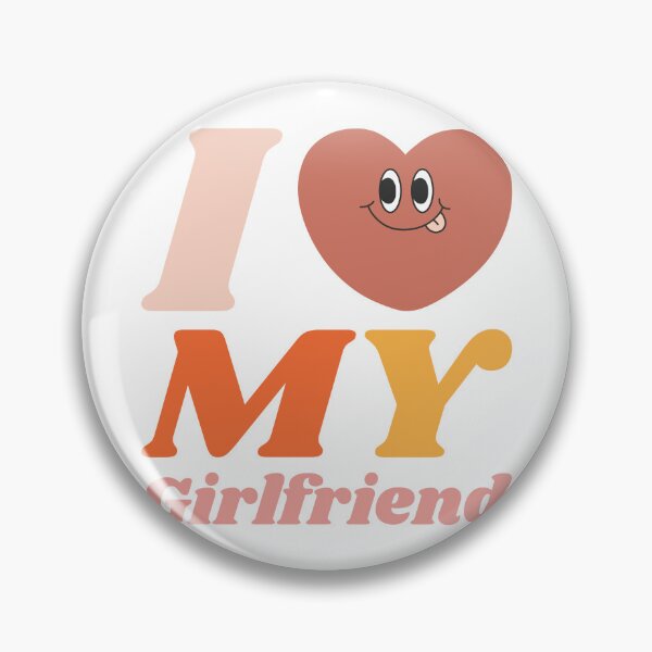Item preview,  I Love My girlfriend groovy y2k 90s cute kawaii heart couple outfits designed and sold by TNwandesignart.