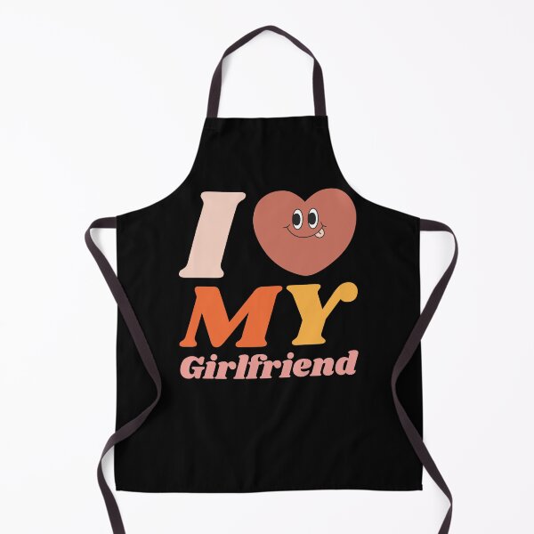 Item preview, I Love My girlfriend groovy y2k 90s cute kawaii heart couple outfits designed and sold by TNwandesignart.