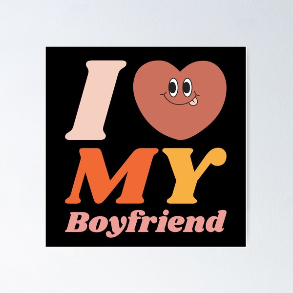 Item preview,  I Love My Boyfriend groovy y2k 90s cute kawaii heart couple outfits designed and sold by TNwandesignart.