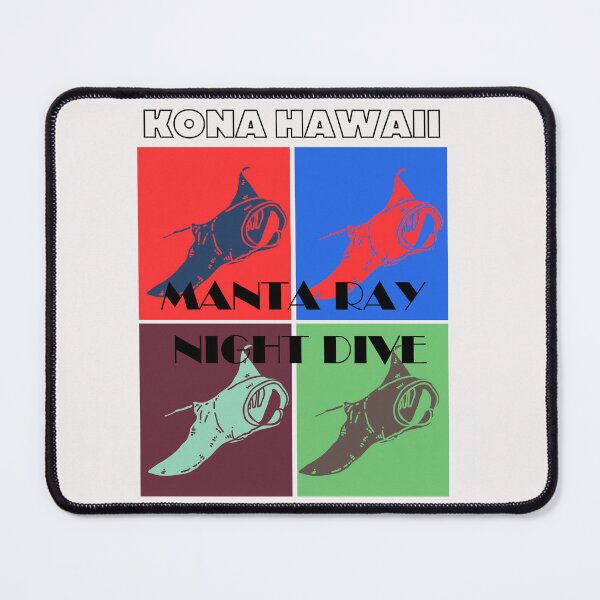Item preview, Kona Manta Ray Night Dive - Vintage designed and sold by dwangarts.