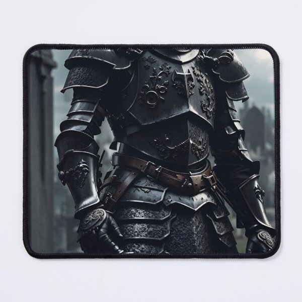 Item preview, Dark Knight's Vigil: Gothic Armor in Graveyard designed and sold by DreamLoreArt.