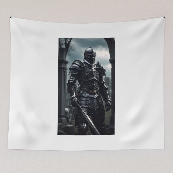 Item preview, Dark Knight's Vigil: Gothic Armor in Graveyard designed and sold by DreamLoreArt.