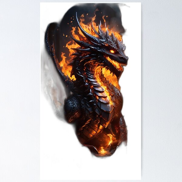 Item preview, Born of Dragons: Flickering Flames Art designed and sold by DreamLoreArt.