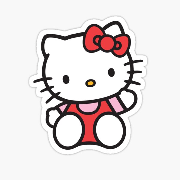 Kitty Sticker - Badge Sticker