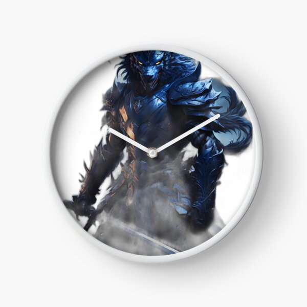 Item preview, Yokai Samurai: Japanese-Style Dark Wolf Demon Art designed and sold by DreamLoreArt.