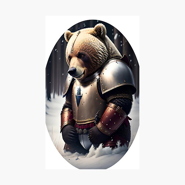 Item preview, Bear knight character designed and sold by KTOShop.