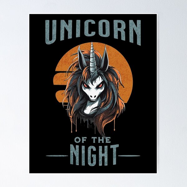 Item preview, Unicorn Halloween, Creepy Queen designed and sold by Ujourney.