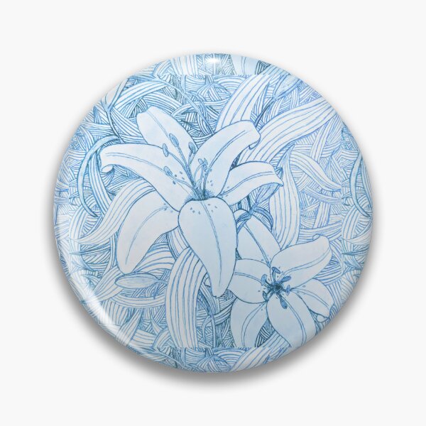 Item preview, Floral blues designed and sold by ithysquirrel.