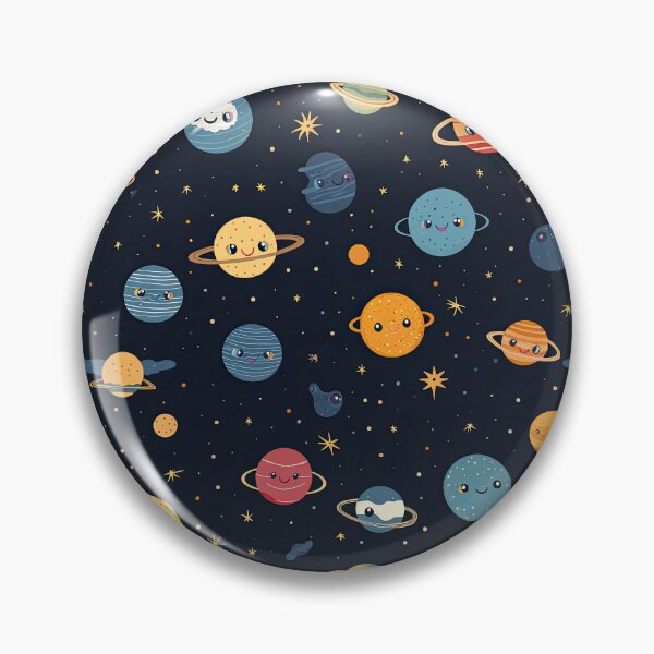 Item preview, cute solar system seamless designed and sold by NatthyDesign.