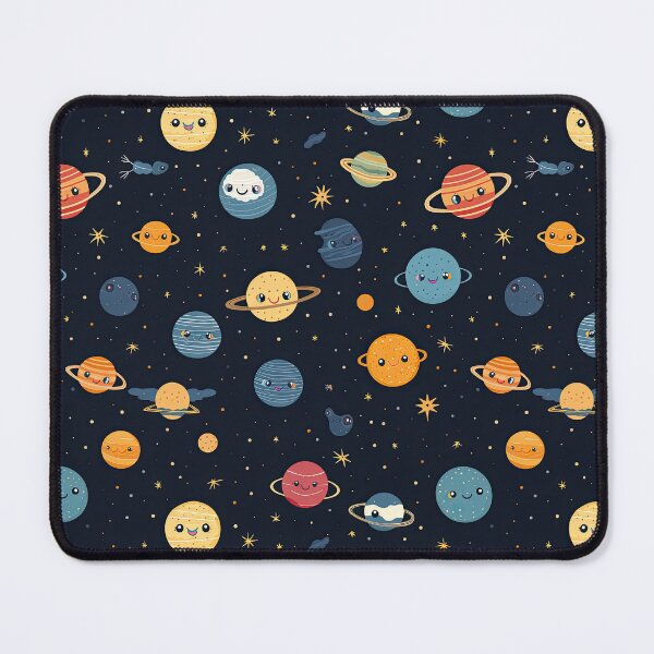 Item preview, cute solar system seamless designed and sold by NatthyDesign.