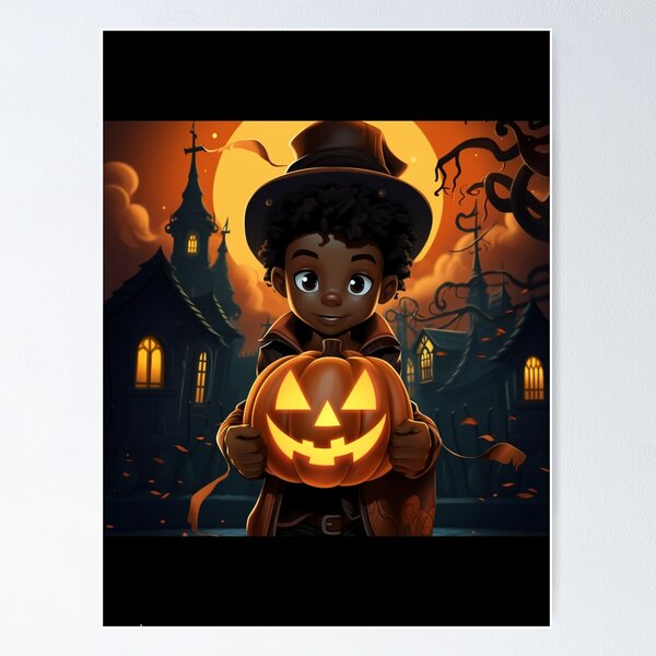 Item preview, Black Boy Halloween Witch designed and sold by RTFaulkner.
