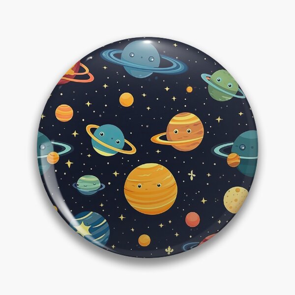 Item preview, cute solar system seamless designed and sold by NatthyDesign.