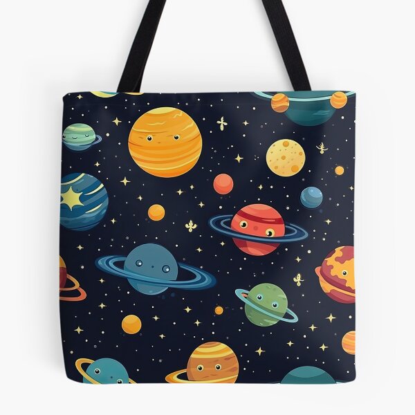 Item preview, cute solar system seamless designed and sold by NatthyDesign.